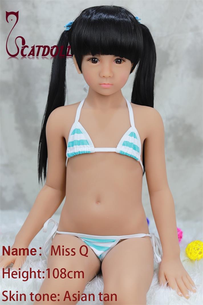 LoliDoll Q 108cm Asian tone Mini Fashion Model Doll – Petite TPE Body with Realistic Features - Image 4