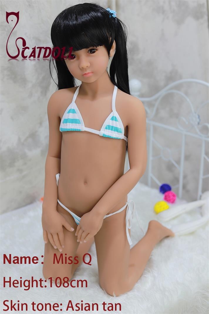 LoliDoll Q 108cm Asian tone Mini Fashion Model Doll – Petite TPE Body with Realistic Features - Image 2