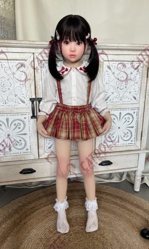 LoliDoll Nanako 109CM TPE Mini Fashion Model Doll (Soft Silicone Head with Pale Tone)